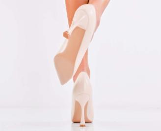 Дамски елегантни обувки бежови EOBUVKIBG