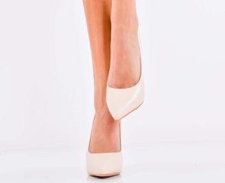 Дамски елегантни обувки бежови EOBUVKIBG