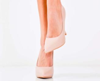 Дамски елегантни обувки бежови EOBUVKIBG