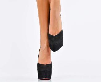 Дамски елегантни обувки черни  EOBUVKIBG