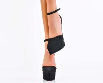 Дамски елегантни обувки черни ЕОBUVKIBG