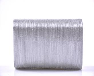 Елегантна абитуриентска чантa сребриста EOBUVKIBG