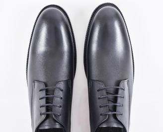 Мъжки официални обувки  гигант черни EOBUVKIBG