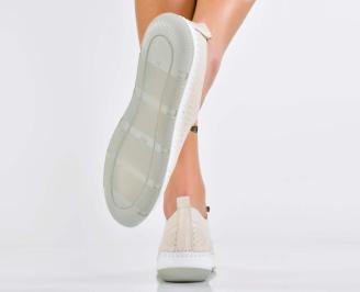 Дамски обувки  естествена кожа бежови EOBUVKIBG