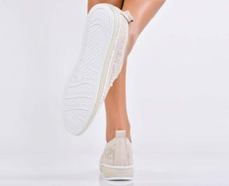 Дамски обувки  естествена кожа бежови EOBUVKIBG