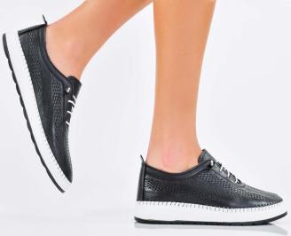 Дамски обувки  естествена кожа черни EOBUVKIBG