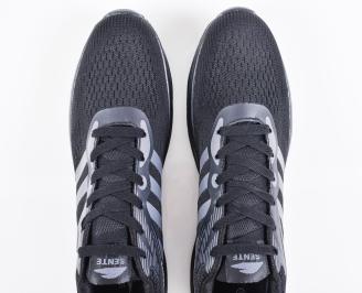 Mъжки маратонки гигант черни EOBUVKIBG