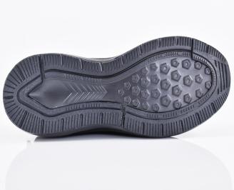 Mъжки маратонки гигант черни EOBUVKIBG