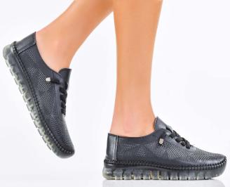 Дамски обувки  естествена кожа черни EOBUVKIBG