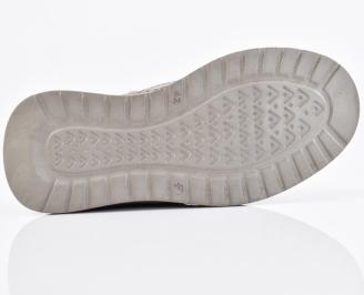 Мъжки  мокасини зелени естествен  набук EOBUVKIBG