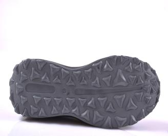 Мъжки кецове естествена кожа черни EOBUVKIBG