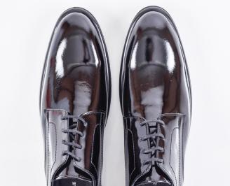 Мъжки официални обувки черни EOBUVKIBG