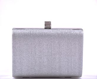 Елегантна абитуриентска чантa сребриста EOBUVKIBG