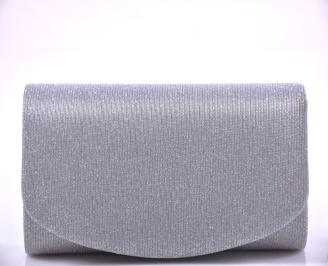 Елегантна абитуриентска чантa сребриста EOBUVKIBG