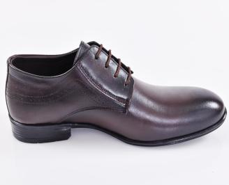 Мъжки официални обувки кафяви EOBUVKIBG