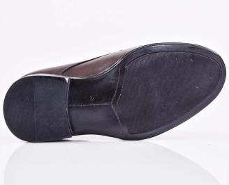 Мъжки официални обувки кафяви EOBUVKIBG