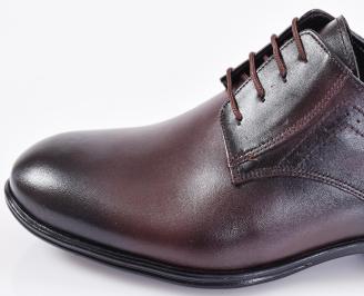 Мъжки официални обувки кафяви EOBUVKIBG