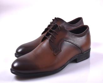 Мъжки официални обувки кафяви EOBUVKIBG