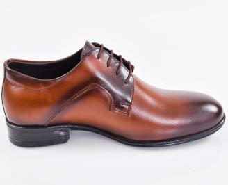 Мъжки официални обувки кафяви EOBUVKIBG