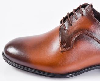 Мъжки официални обувки кафяви EOBUVKIBG