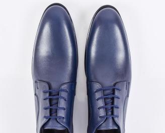 Мъжки официални обувки сини EOBUVKIBG