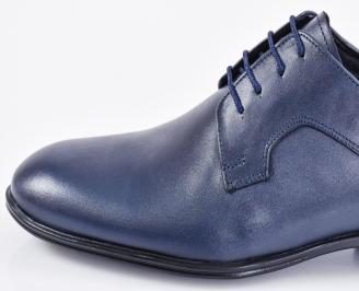 Мъжки официални обувки сини EOBUVKIBG