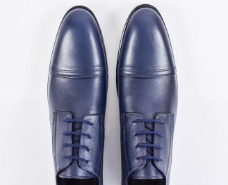 Мъжки официални обувки сини EOBUVKIBG