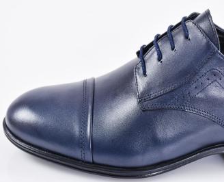 Мъжки официални обувки сини EOBUVKIBG
