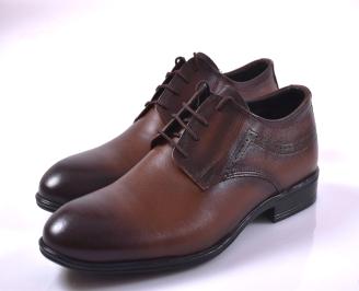 Мъжки официални обувки кафяви EOBUVKIBG