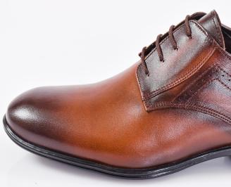 Мъжки официални обувки кафяви EOBUVKIBG