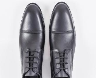 Мъжки официални обувки черни EOBUVKIBG