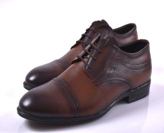 Мъжки официални обувки кафяви EOBUVKIBG