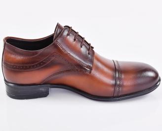 Мъжки официални обувки кафяви EOBUVKIBG