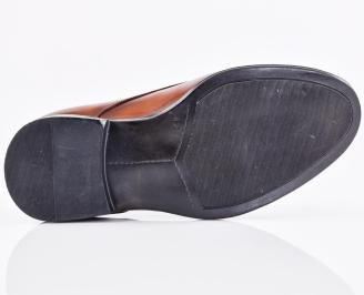 Мъжки официални обувки кафяви EOBUVKIBG