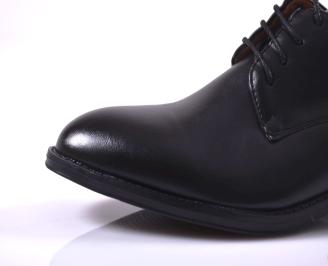 Мъжки официални обувки черни EOBUVKIBG