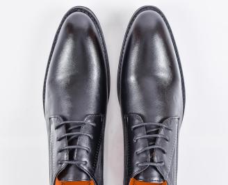 Мъжки официални обувки черни EOBUVKIBG