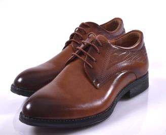 Мъжки официални обувки кафяви EOBUVKIBG