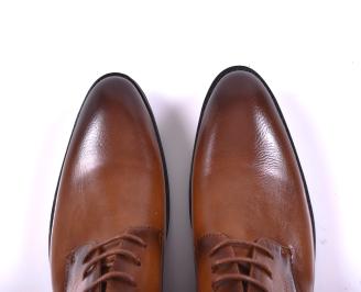 Мъжки официални обувки кафяви EOBUVKIBG