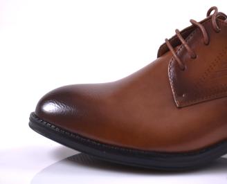 Мъжки официални обувки кафяви EOBUVKIBG