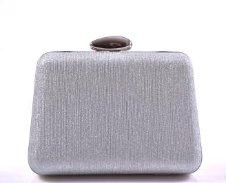 Елегантна абитуриентска чантa сребриста EOBUVKIBG