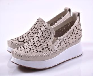 Дамски  обувки естествена кожа бежови EOBUVKIBG