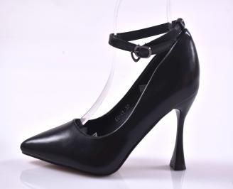 Дамски елегантни сандали черни  EOBUVKIBG