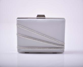 Комплект чанта и сандал сребристи EOBUVKIBG