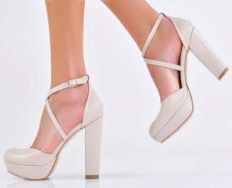 Комплект чанта и сандал бежови EOBUVKIBG