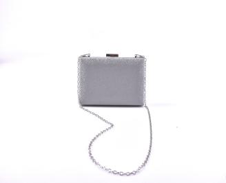 Елегантна абитуриентска чантa сребриста EOBUVKIBG