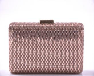 Елегантна абитуриентска чантa пудра EOBUVKIBG