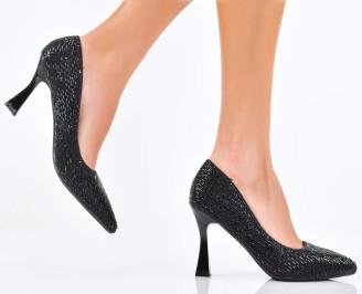 Дамски елегантни сандали черни  EOBUVKIBG