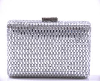 Елегантна абитуриентска чантa сребриста EOBUVKIBG