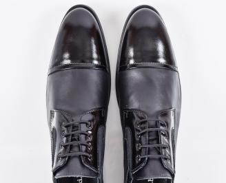 Мъжки официални обувки черни EOBUVKIBG