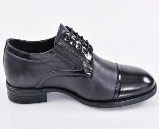 Мъжки официални обувки черни EOBUVKIBG